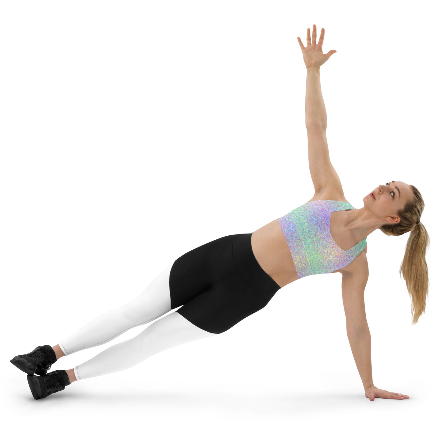 Mermaid Sparkle Longline Sports Bra