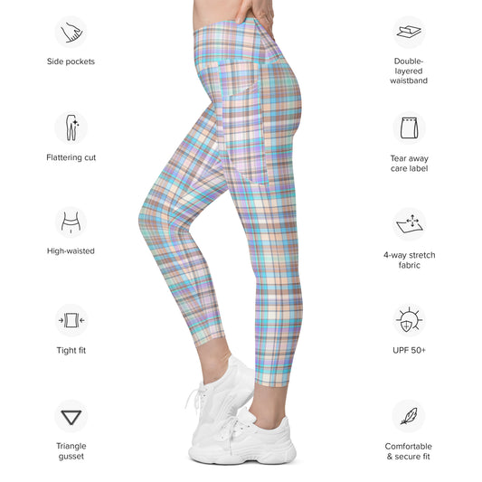 Everyday Plaid Leggings with Pockets