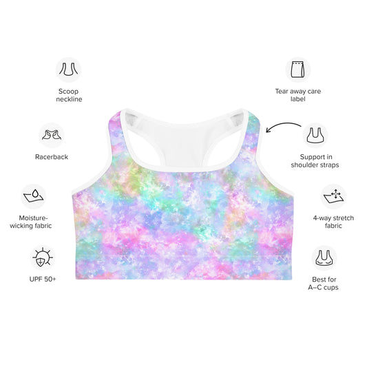Unicorn Galaxy Sports Bra