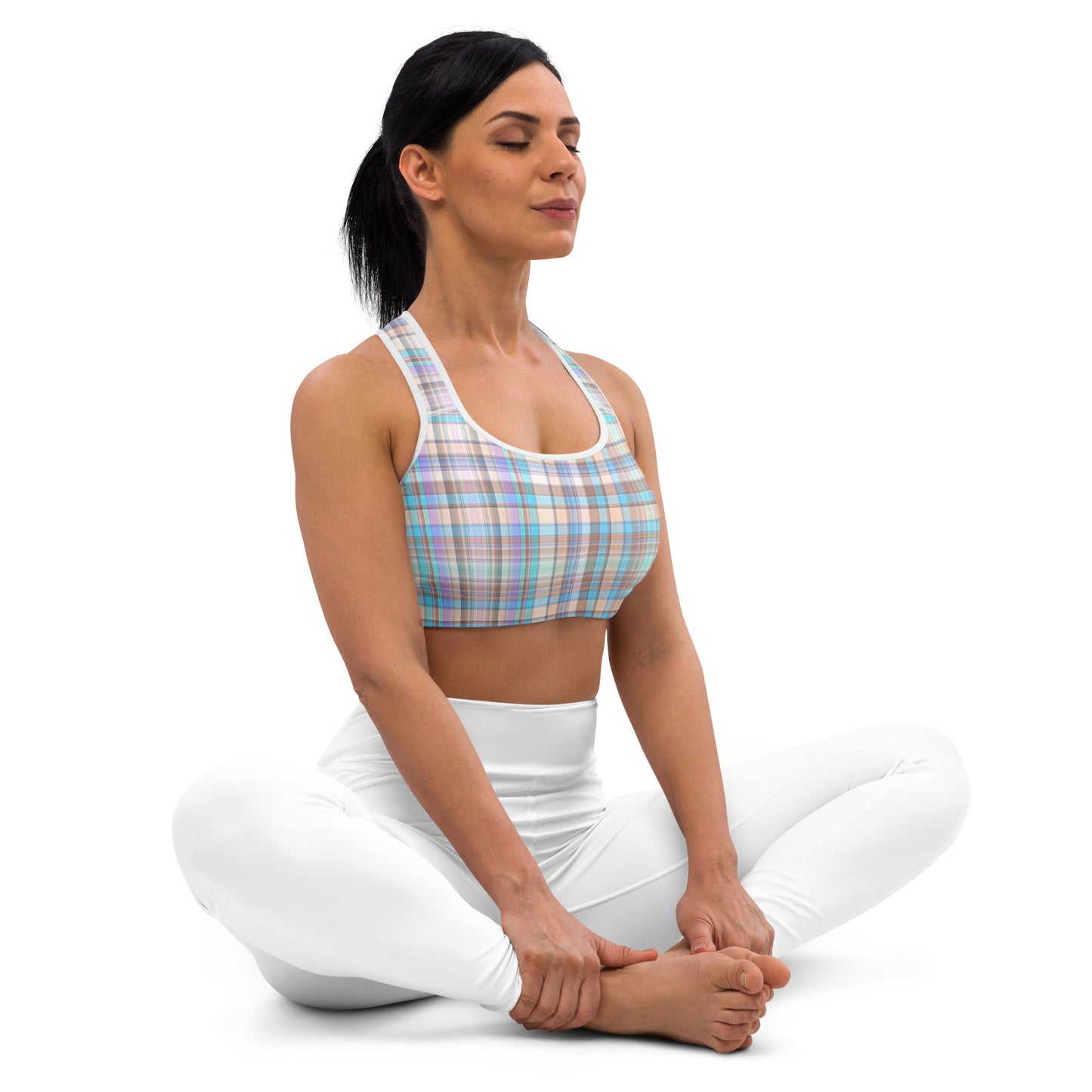 Everyday Plaid Sports Bra