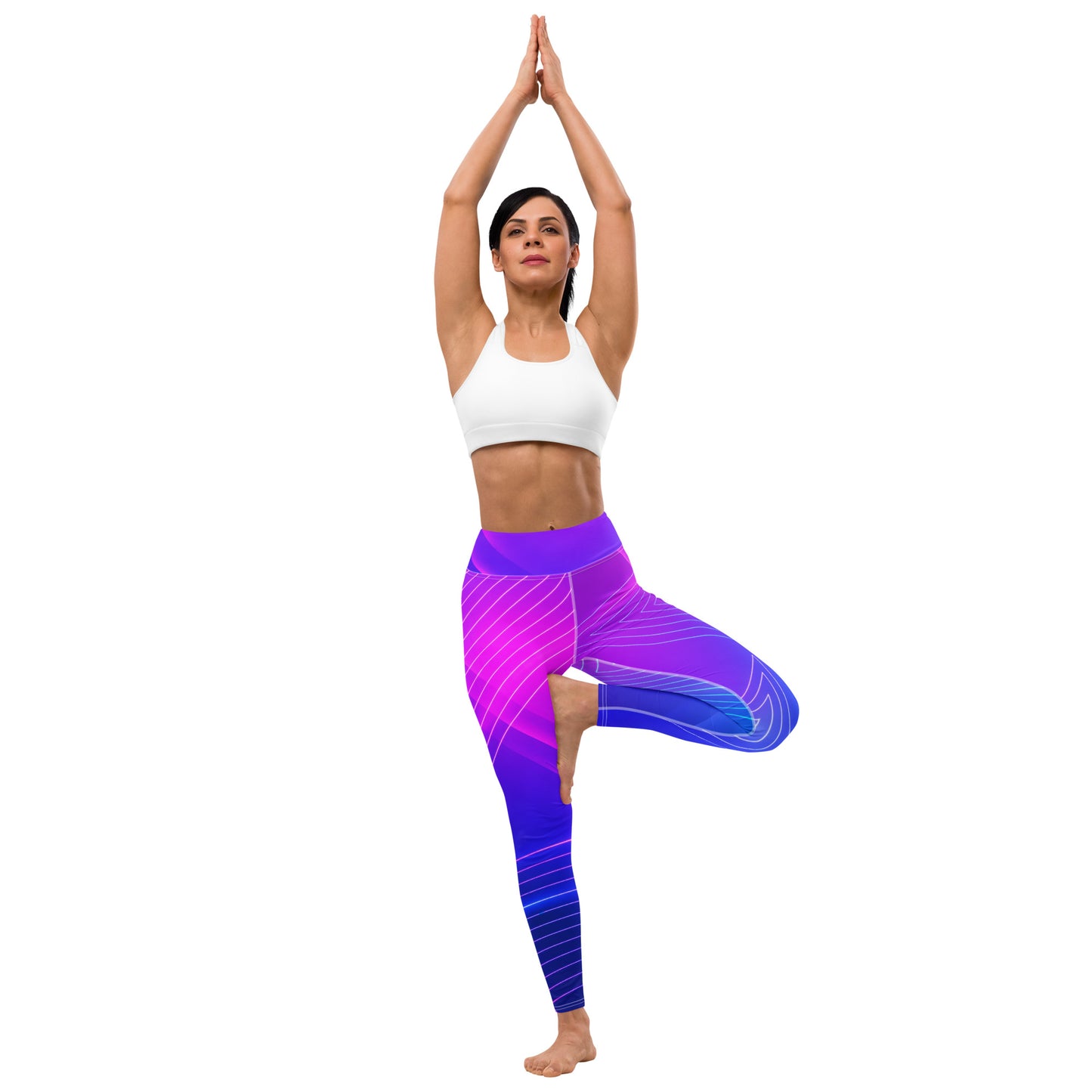 Neon Lines Yoga Leggings