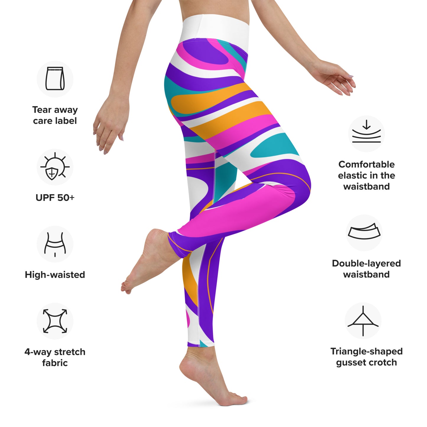 Looney Zebra Yoga Leggings