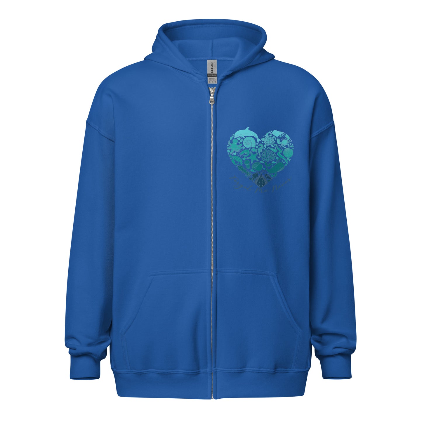 Sudadera con capucha y cremallera Love of the Ocean