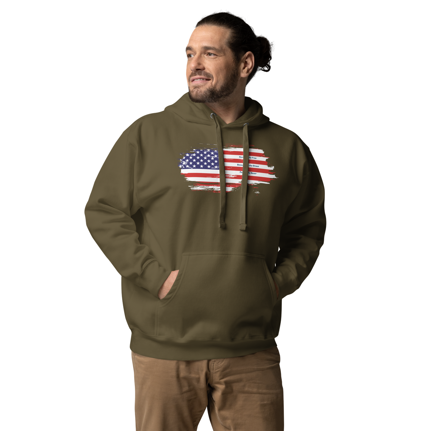 Apoye a nuestras tropas Sudadera con capucha FMN