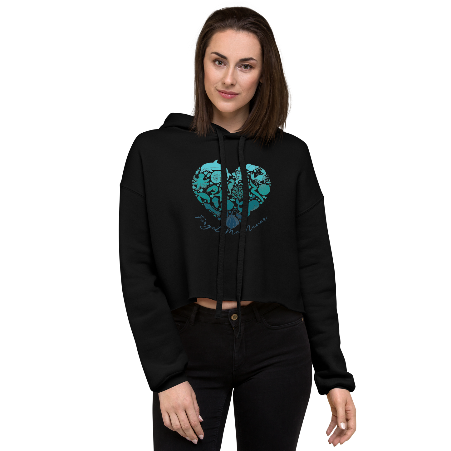 Sudadera corta con capucha Love of the Ocean