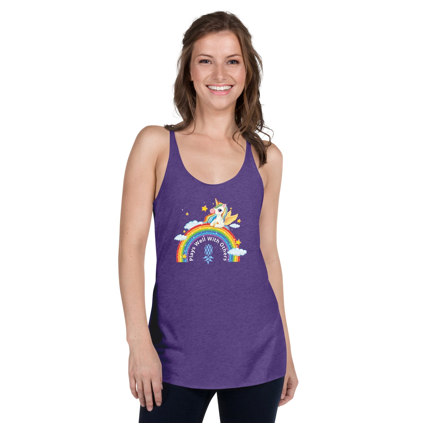 Plays Well With Others Racerback Tank