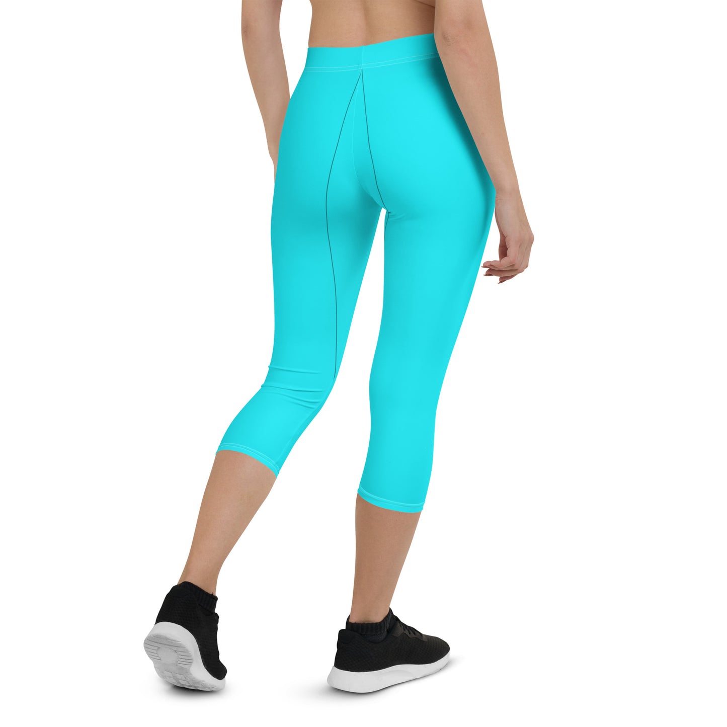 Everyday Aqua Mid-Rise Capri Leggings