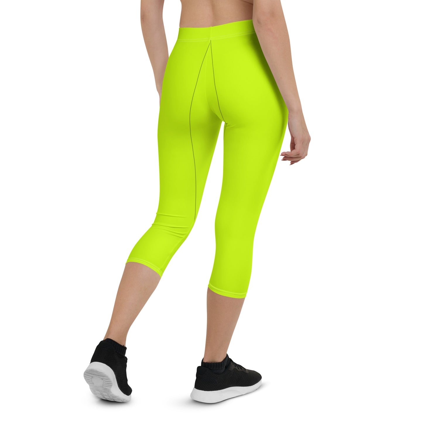 Everyday Neon Lime Mid-Rise Capri Leggings