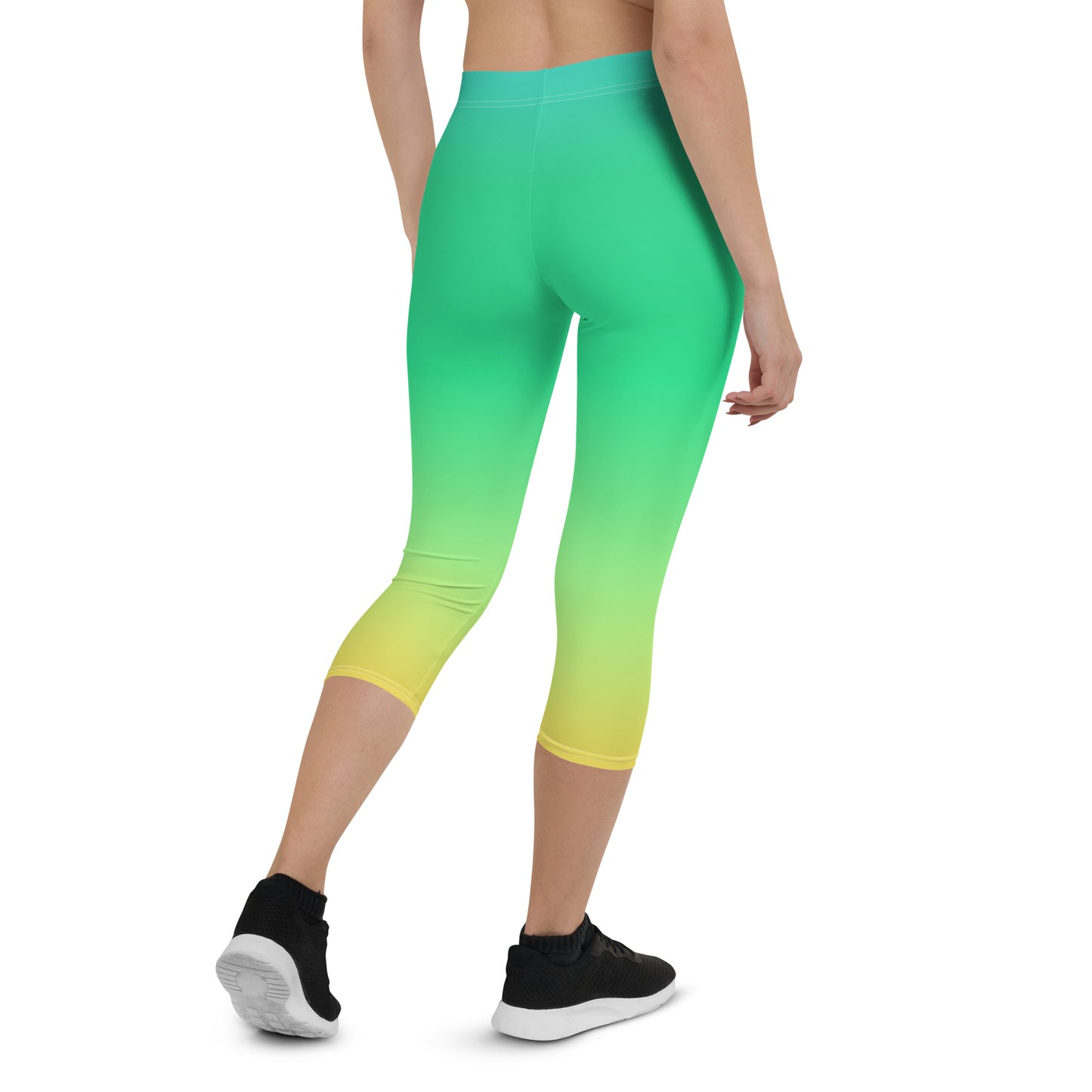 Everyday Sunset Lime Mid-Rise Capri Leggings