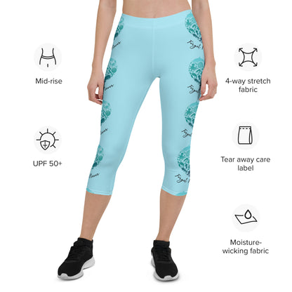 Love of the Ocean Mid-Rise Capri Leggings