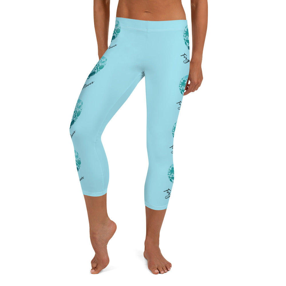 Love of the Ocean Mid-Rise Capri Leggings