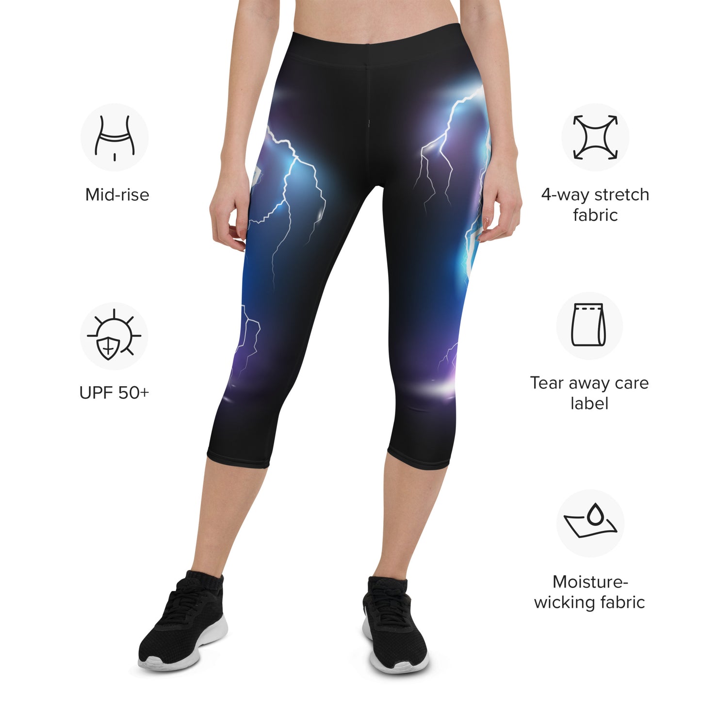 Everyday Electric Mid-Rise Capri Leggings