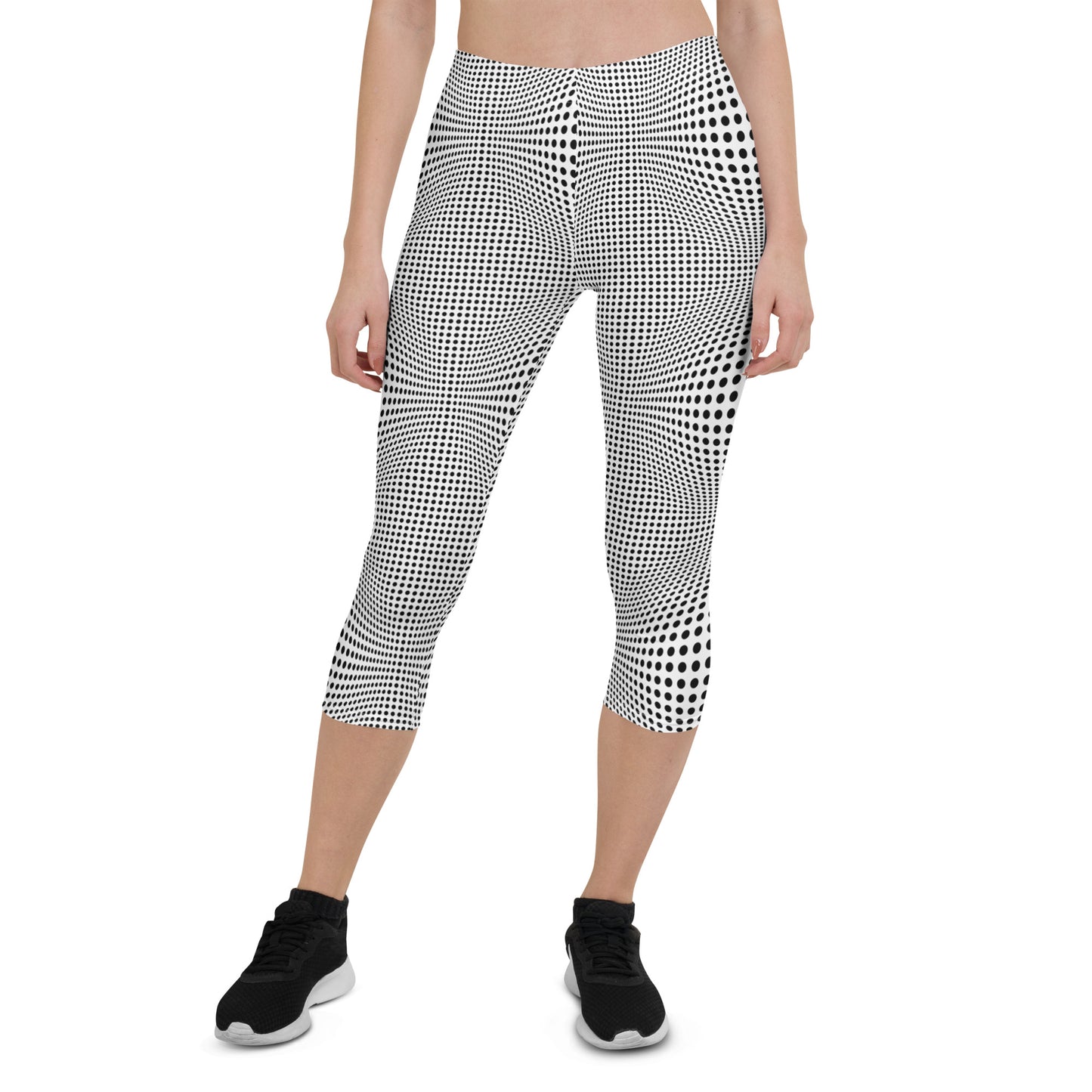 Everyday Optical Illusion Mid-Rise Capri Leggings