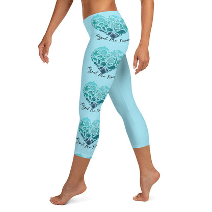 Love of the Ocean Mid-Rise Capri Leggings