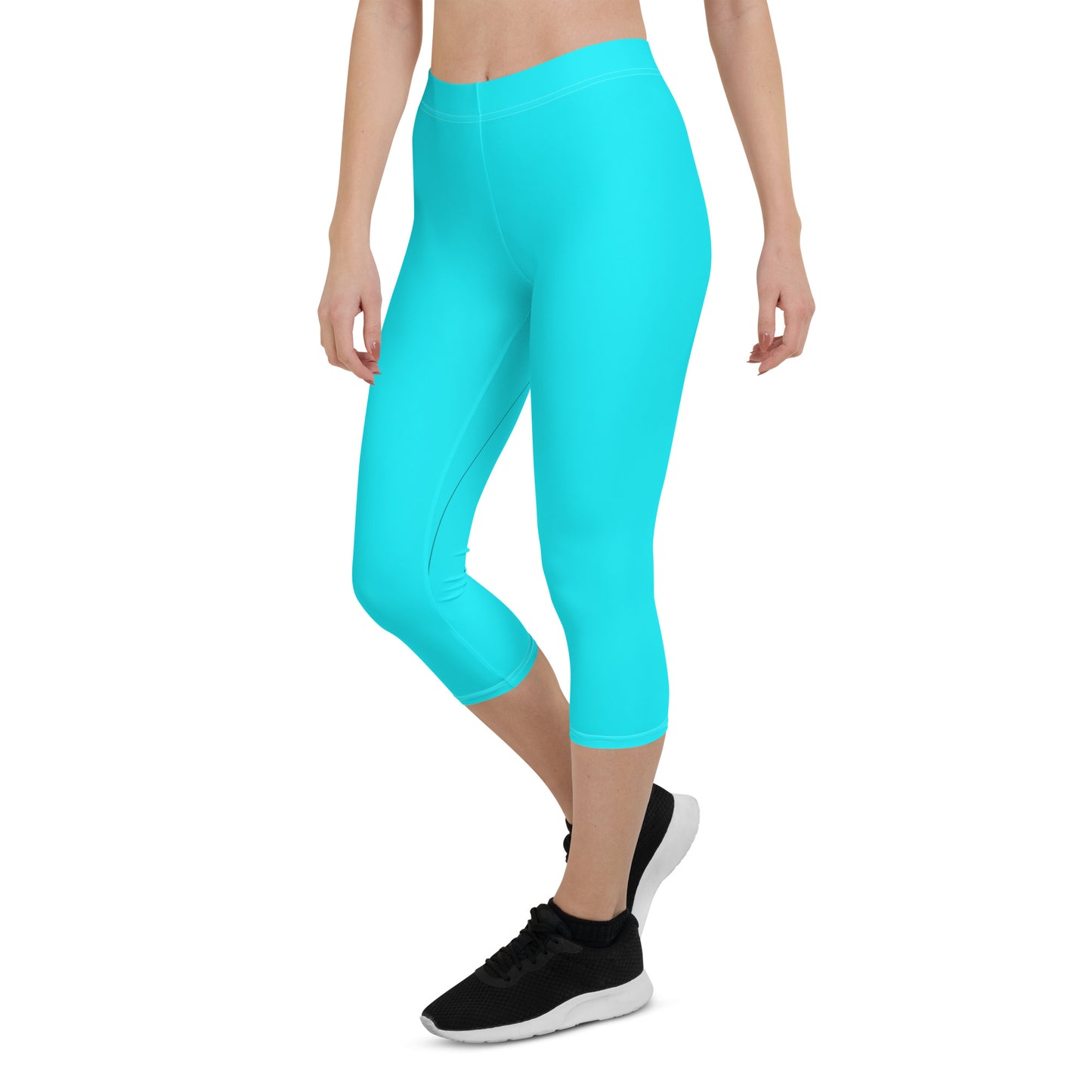 Everyday Aqua Mid-Rise Capri Leggings