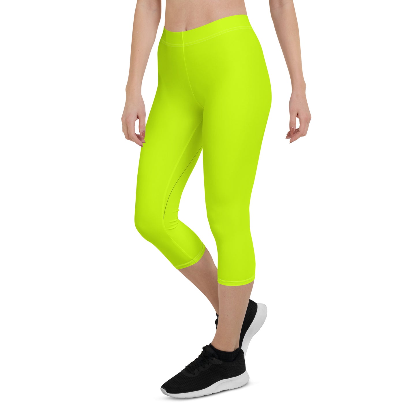 Everyday Neon Lime Mid-Rise Capri Leggings