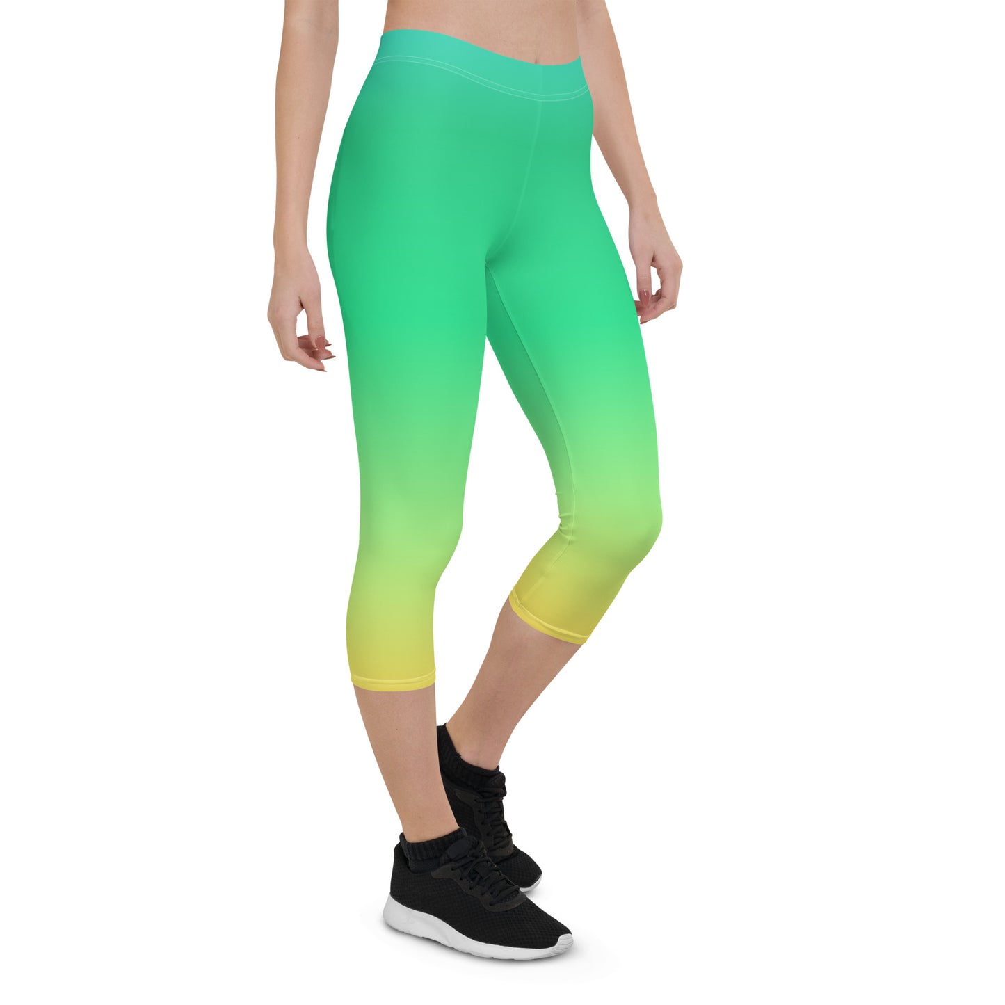 Everyday Sunset Lime Mid-Rise Capri Leggings