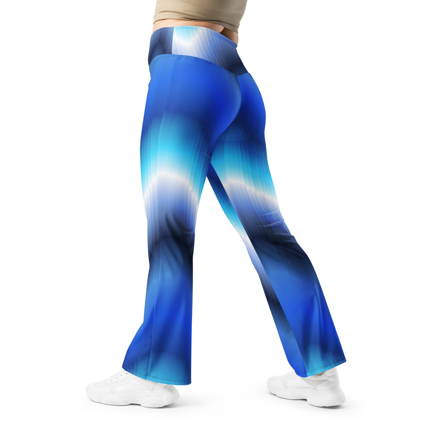 Electric Wave Flare Leggings