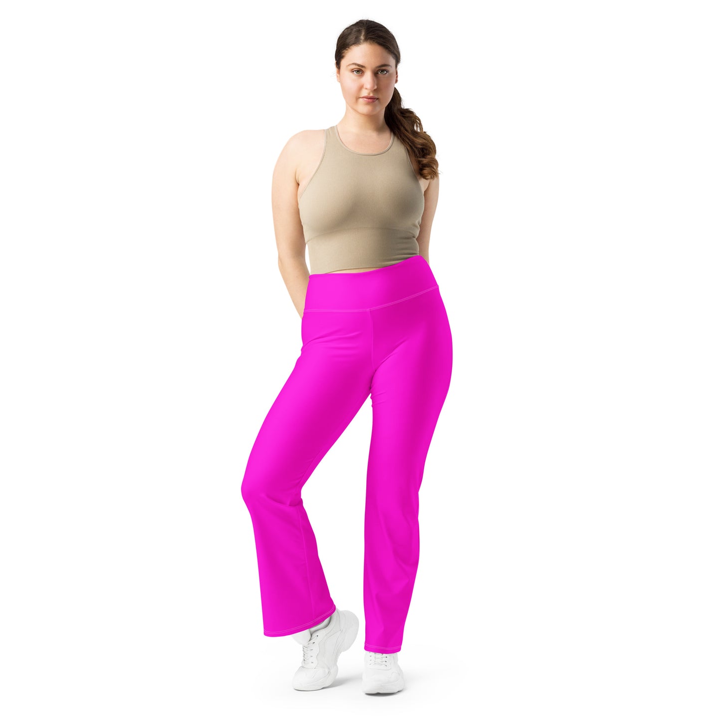 Everyday Bright Pink Flare Leggings