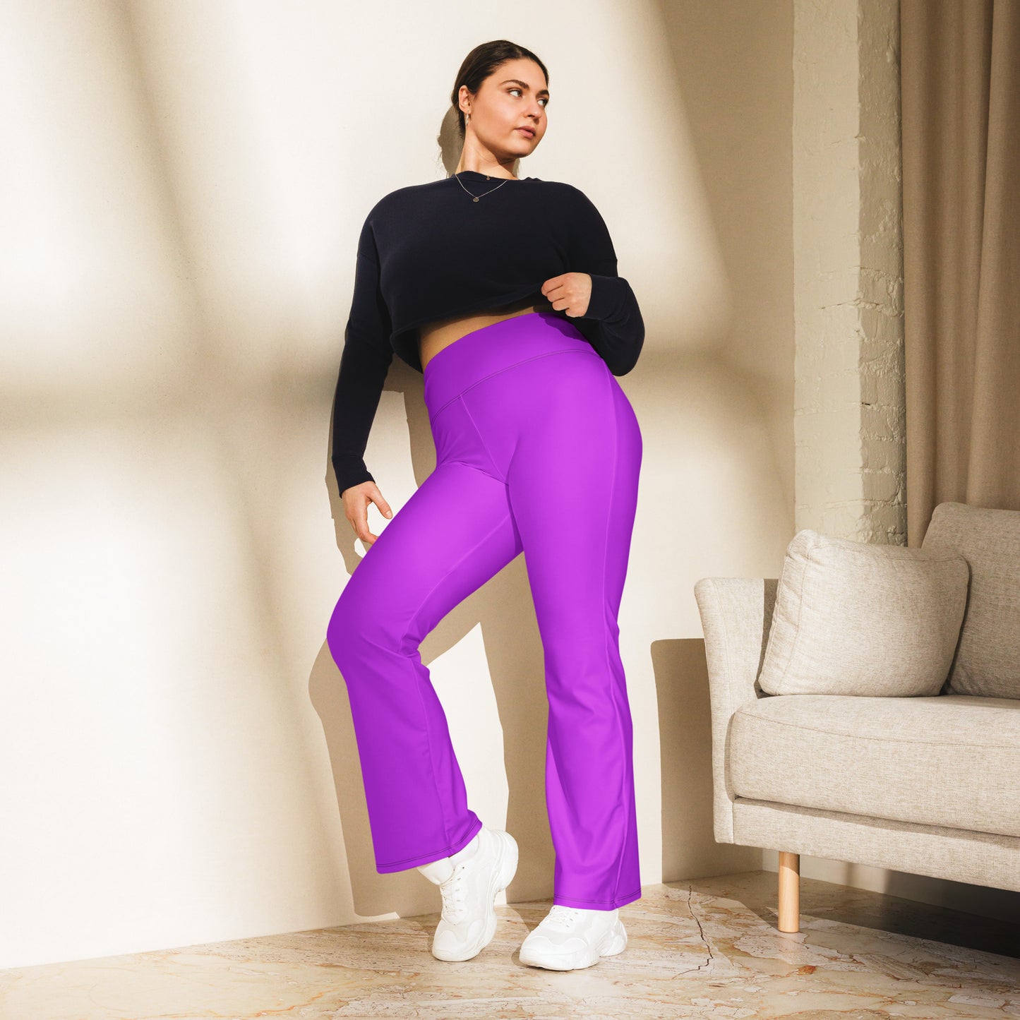 Everyday Purple Flare leggings