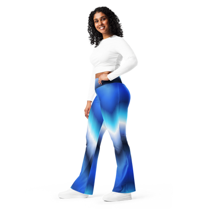 Electric Wave Flare Leggings