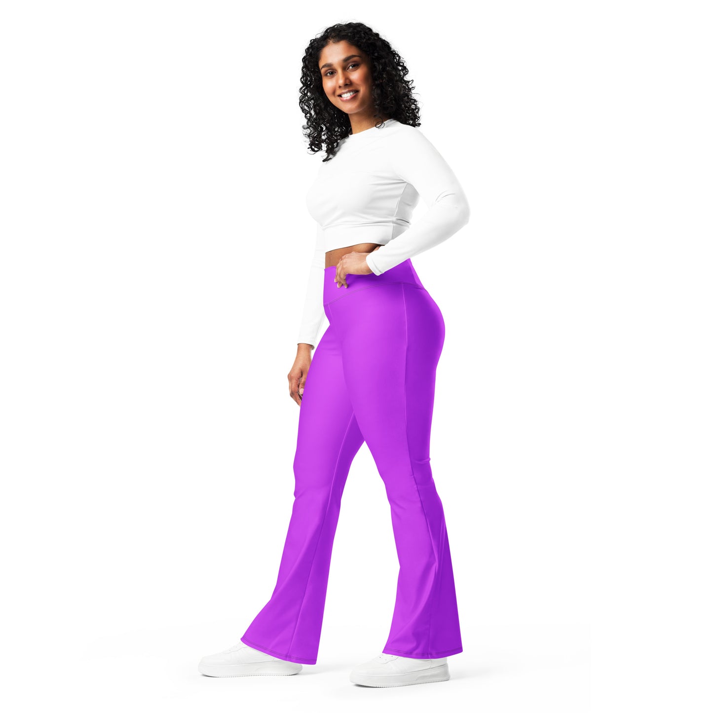 Everyday Purple Flare leggings