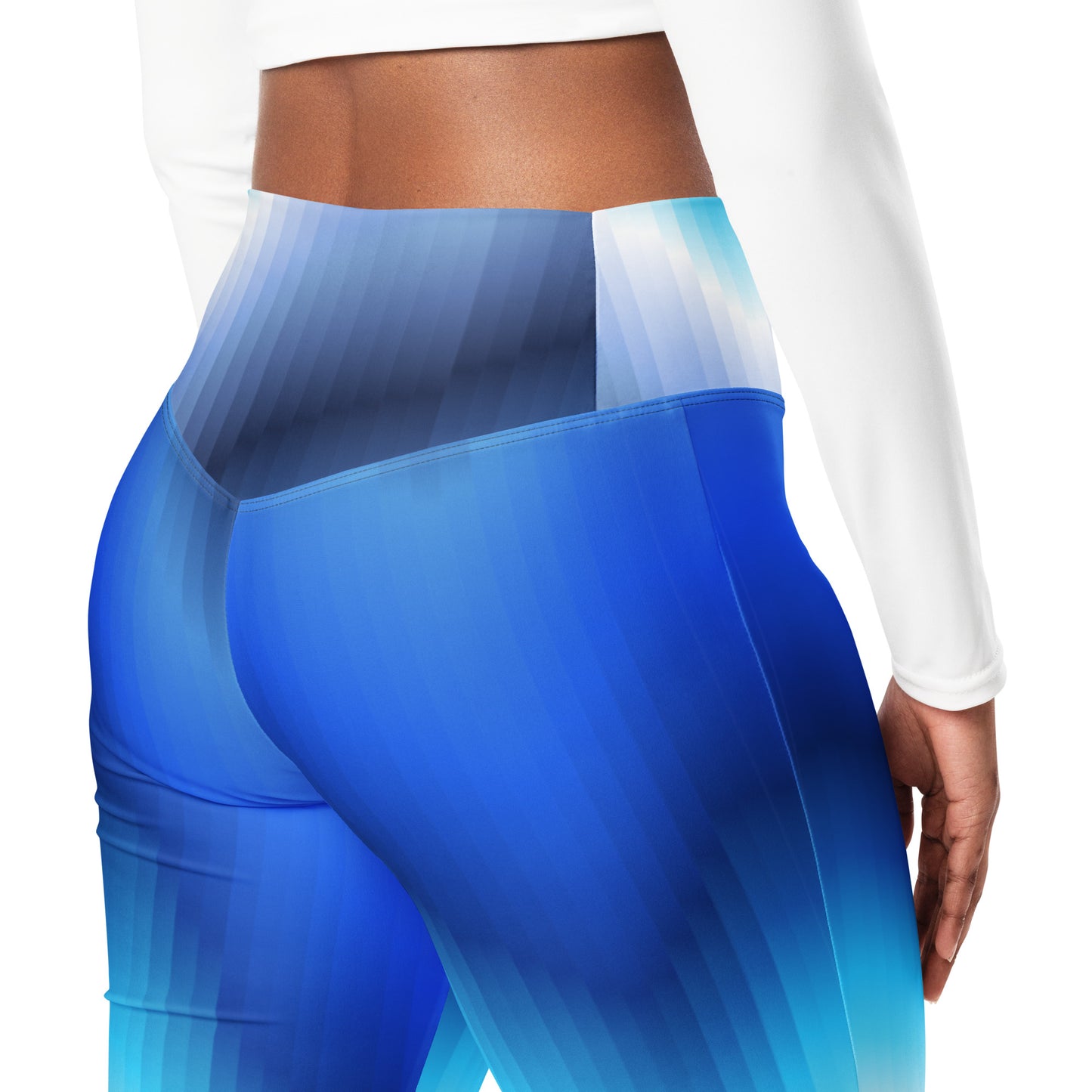 Electric Wave Flare Leggings