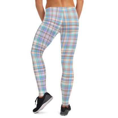 Everyday Plaid Mid-Rise Leggings