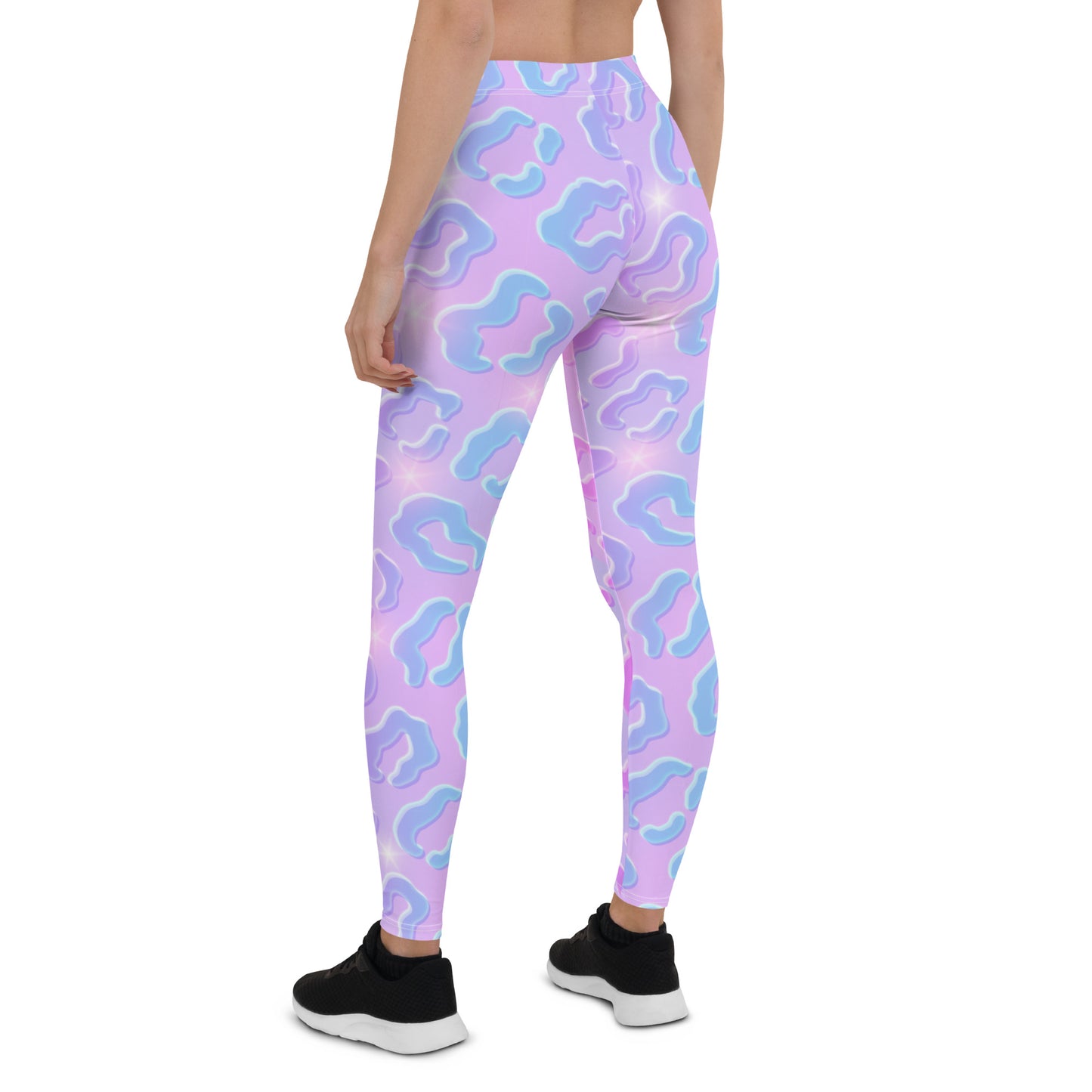 Cheetah Dazzle Mid-Rise Leggings