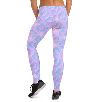 Cheetah Dazzle Mid-Rise Leggings