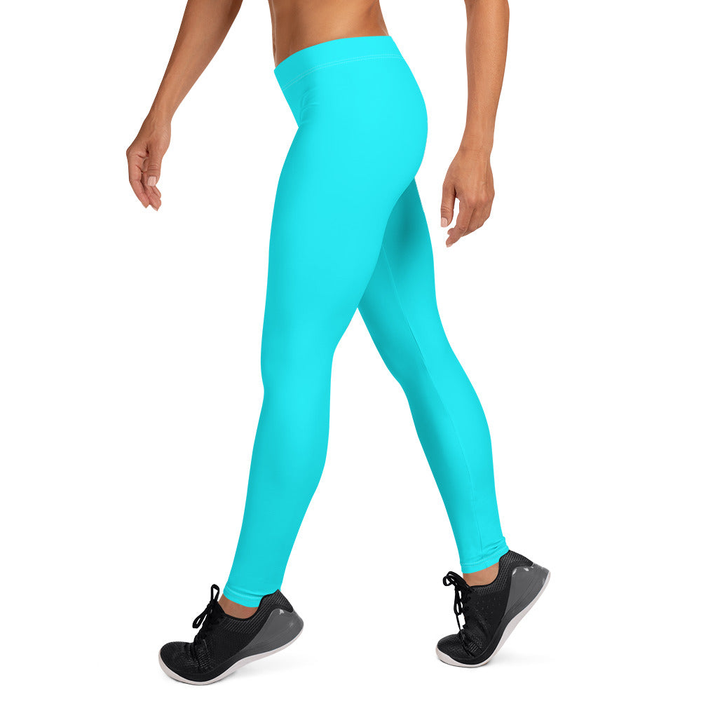 Everyday Aqua Mid-Rise Leggings