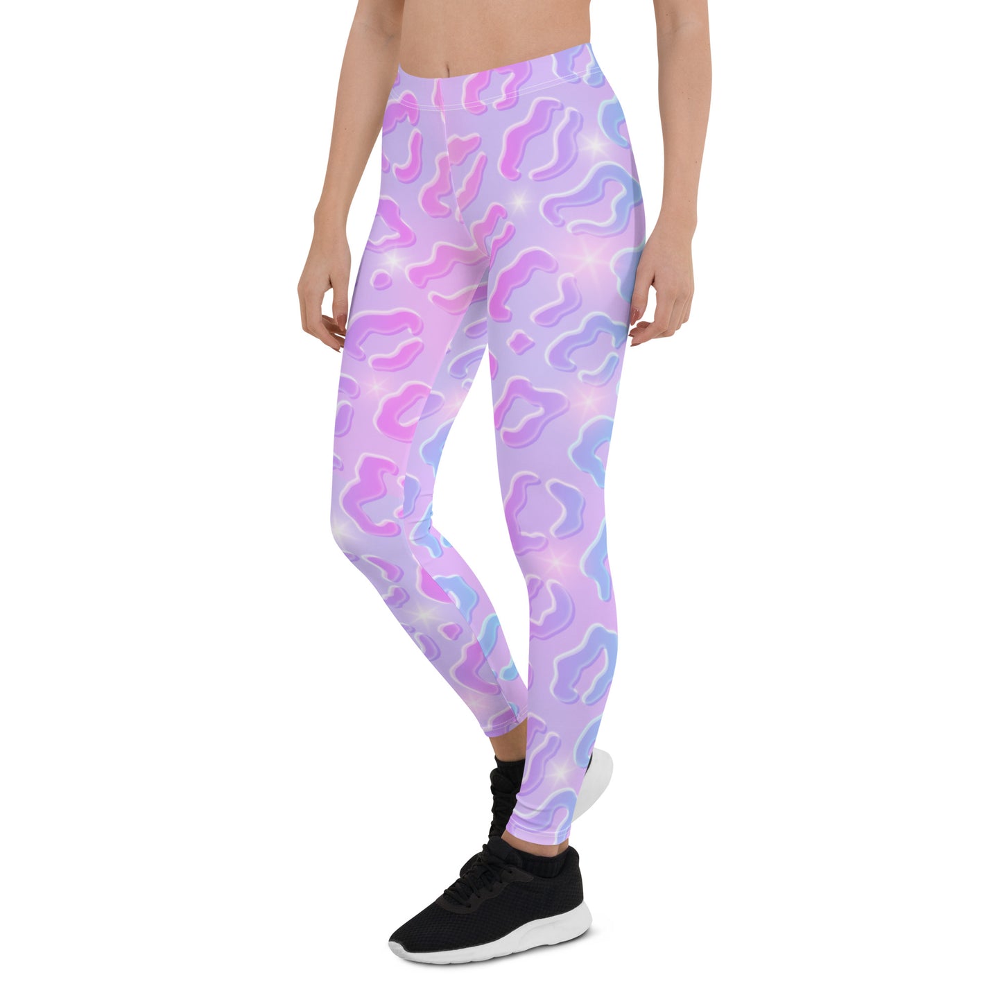 Cheetah Dazzle Mid-Rise Leggings