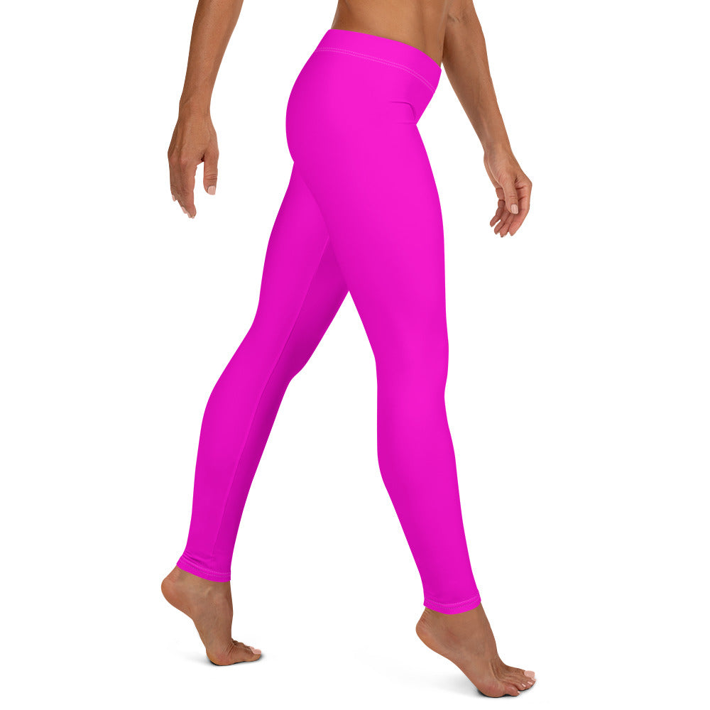 Everyday Bright Pink Mid-Rise Leggings