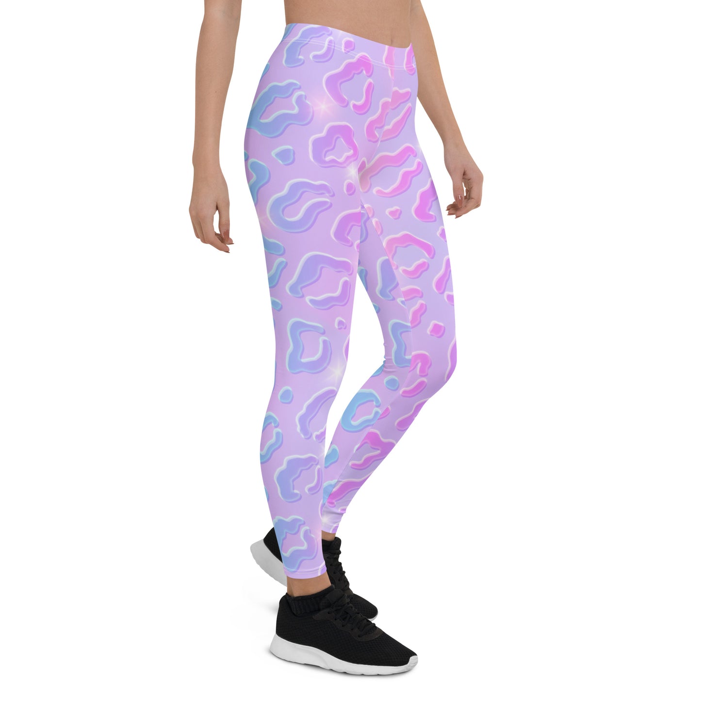 Cheetah Dazzle Mid-Rise Leggings