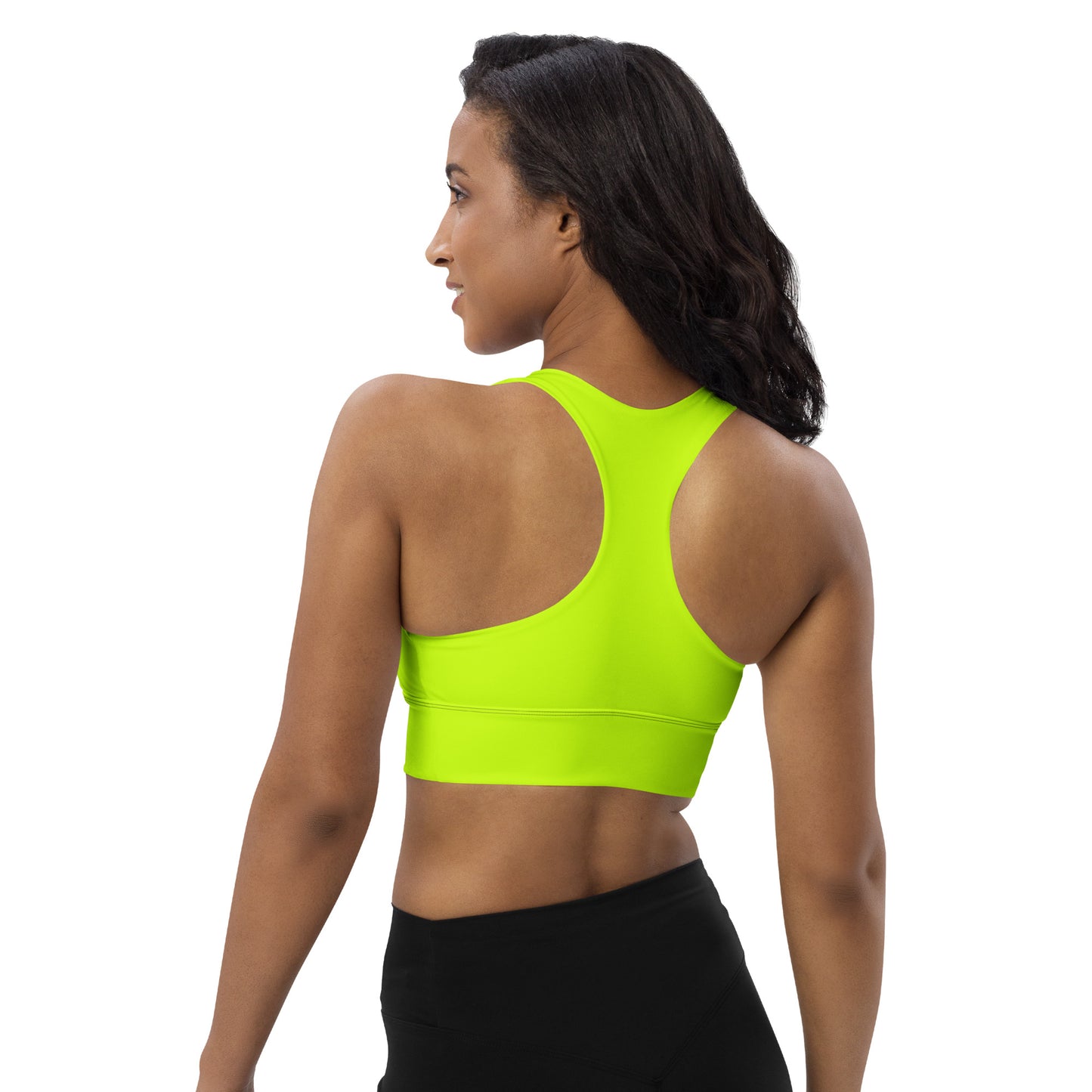 Everyday Neon Lime Longline Sports Bra