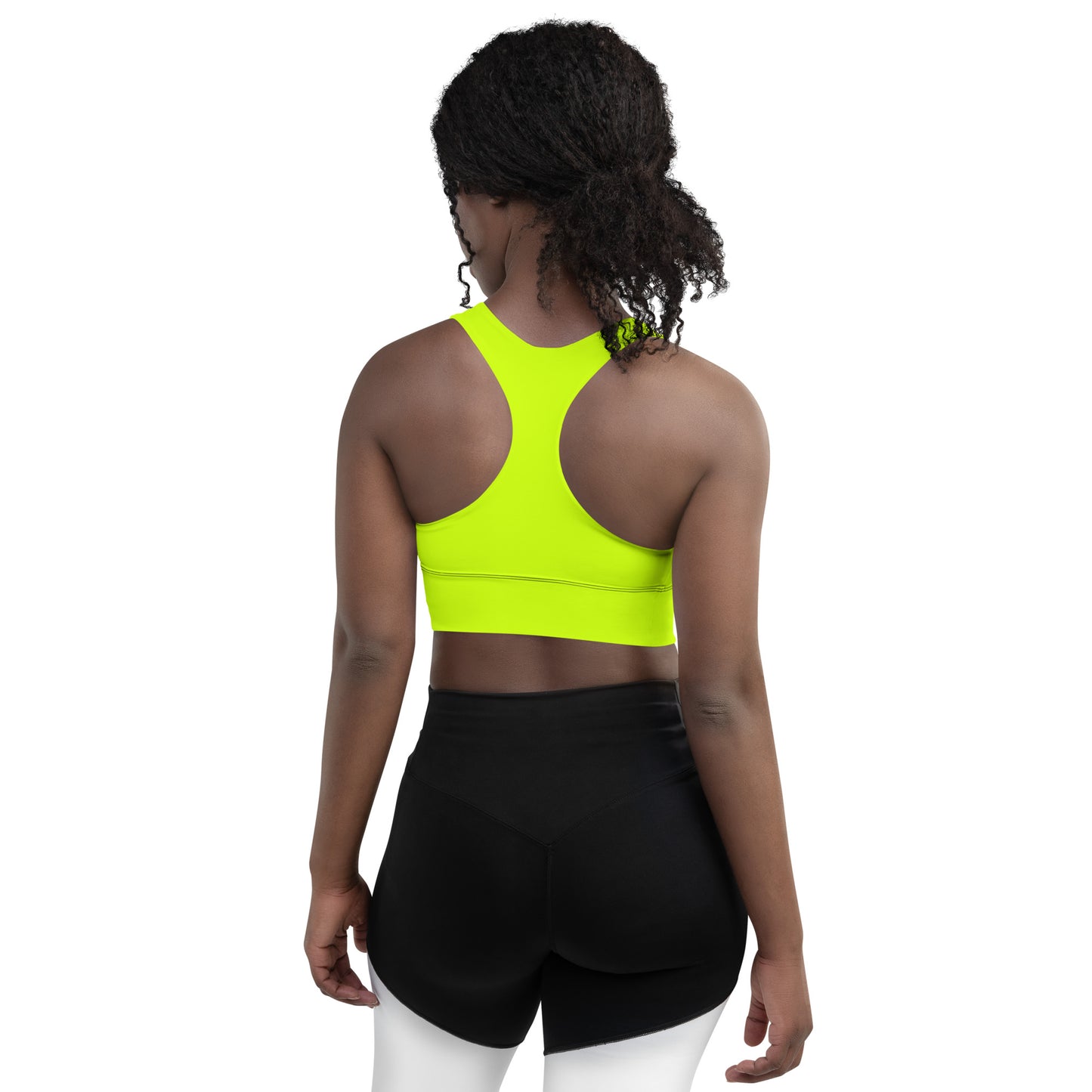 Everyday Neon Lime Longline Sports Bra