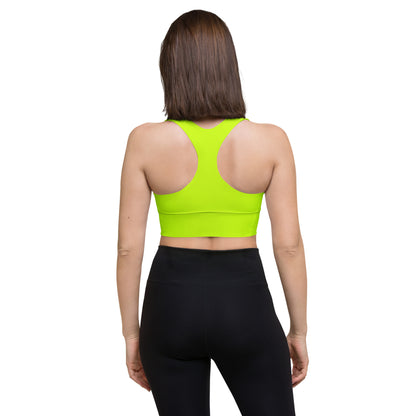 Everyday Neon Lime Longline Sports Bra