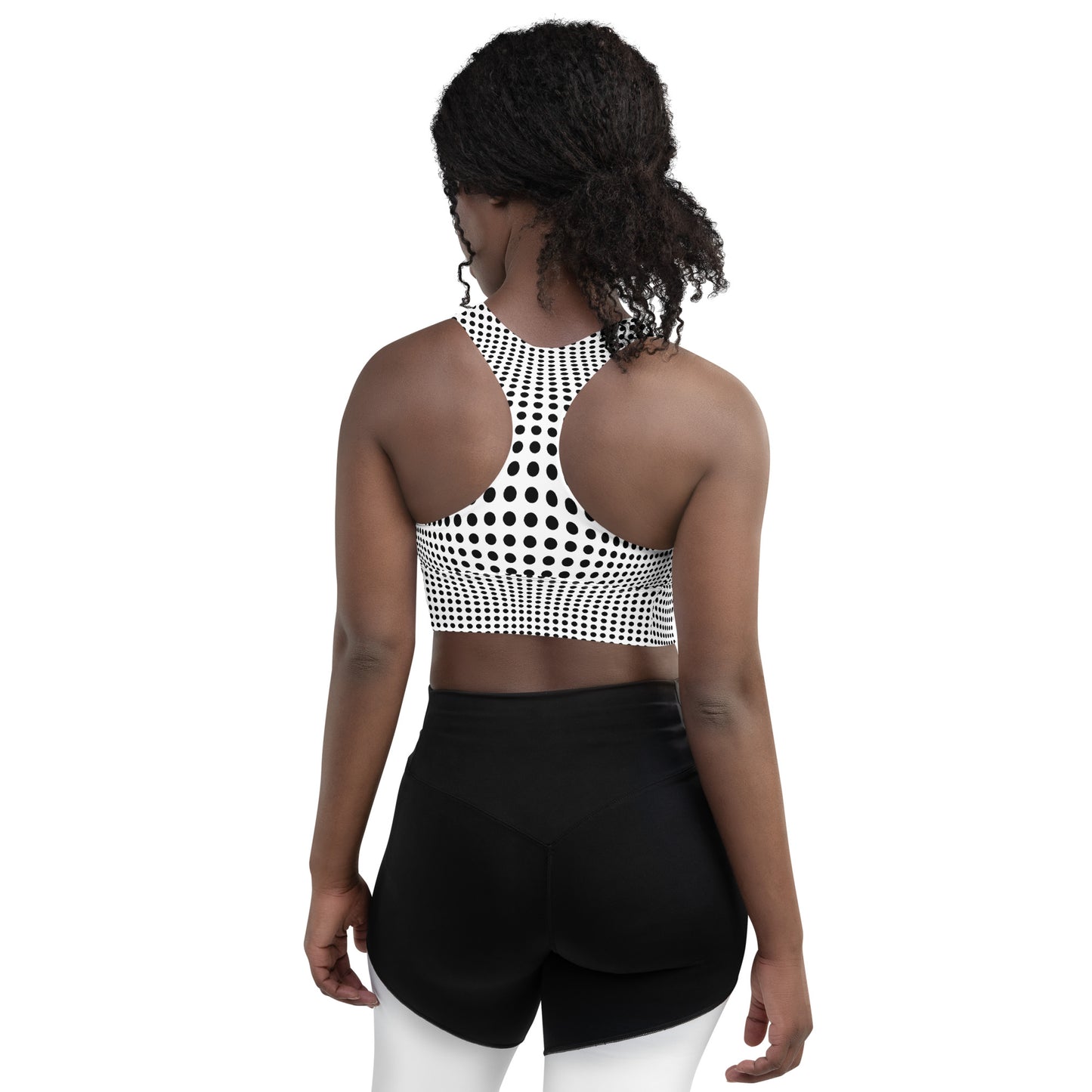 Everyday Optical Illusion Longline Sports Bra