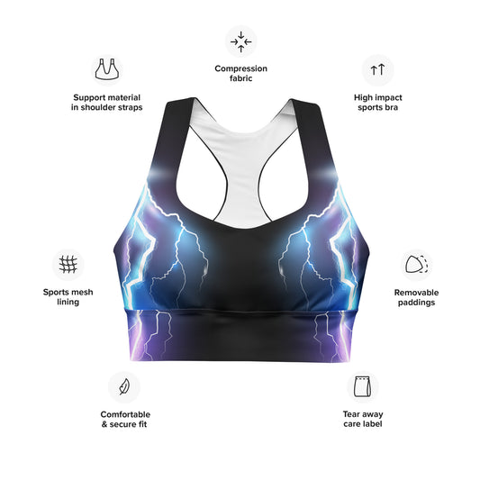 Everyday Electric Longline Sports Bra