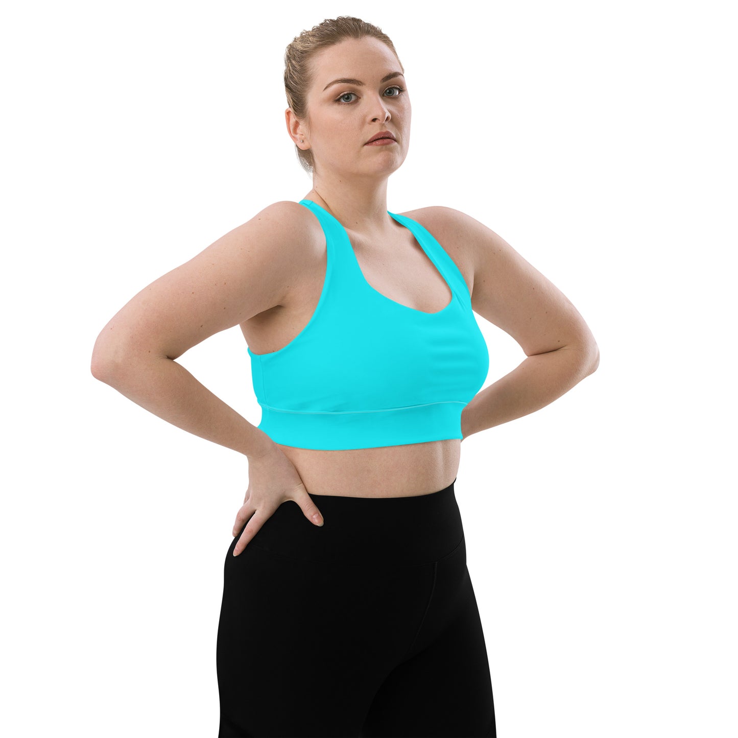 Everyday Aqua Longline Sports Bra