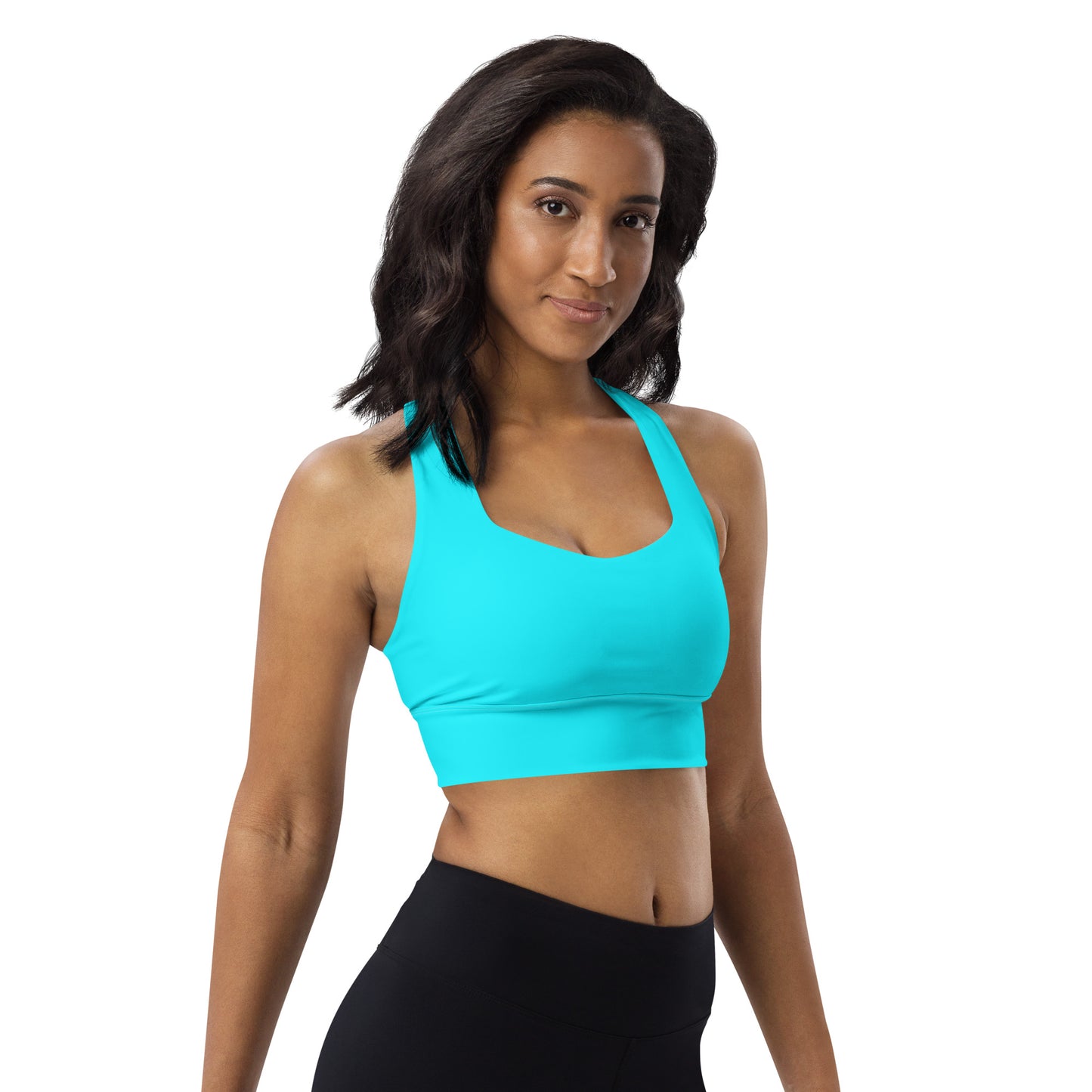 Everyday Aqua Longline Sports Bra