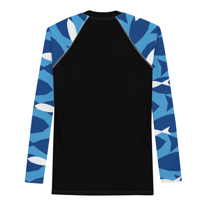 Special Edition - Love of the Ocean Blue Fish Men's Rash Guard