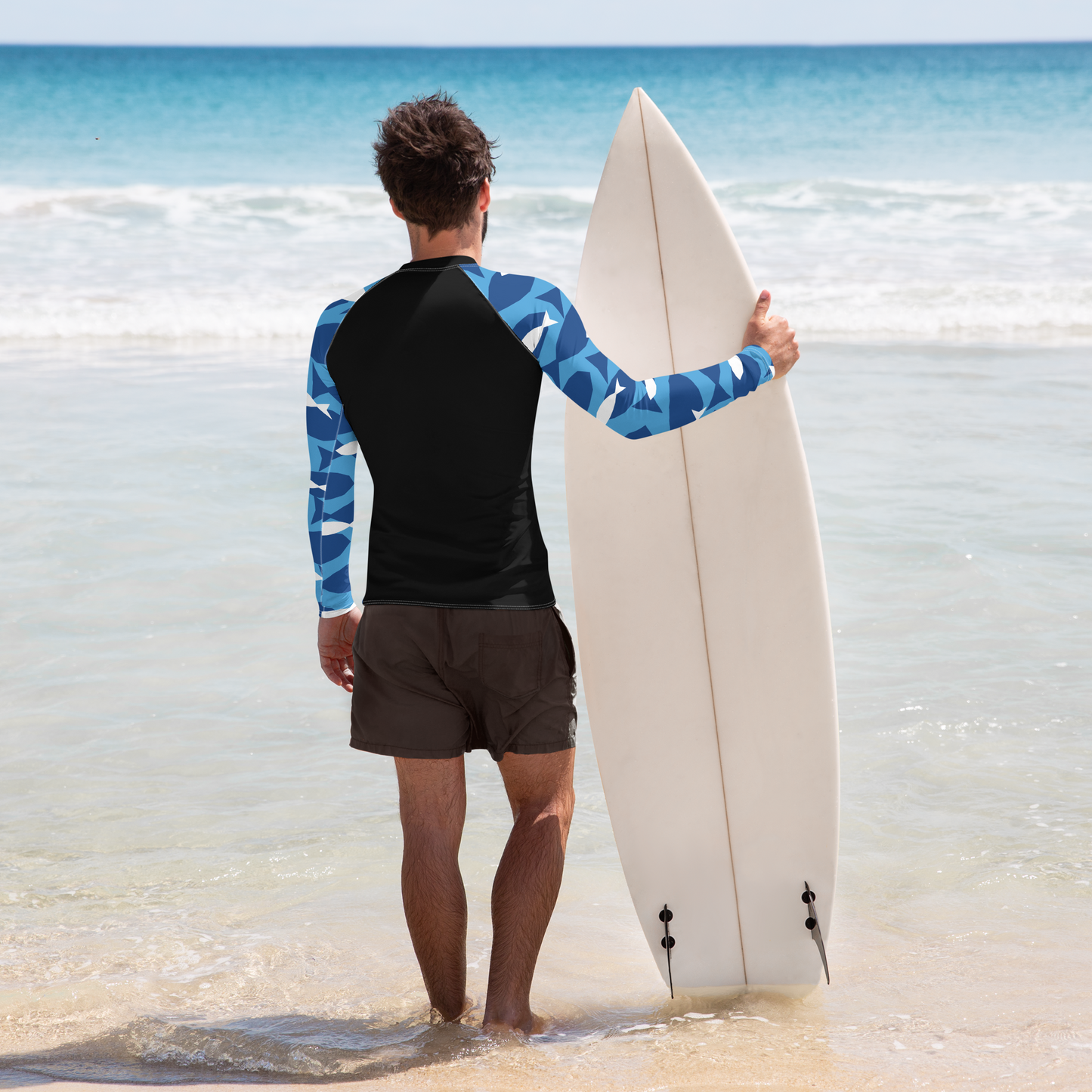 Special Edition - Love of the Ocean Blue Fish Men's Rash Guard