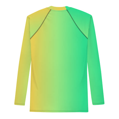 Everyday Sunset Lime Men's Rash Guard