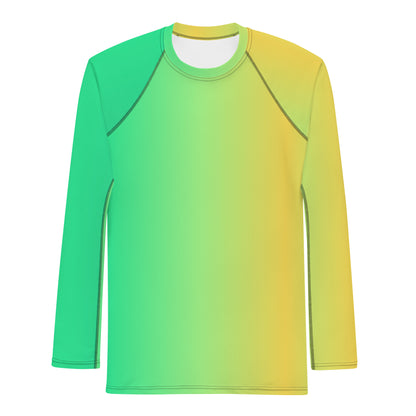 Everyday Sunset Lime Men's Rash Guard