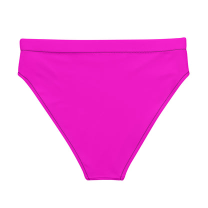 Everyday Bright Pink High Waisted Bikini Bottoms
