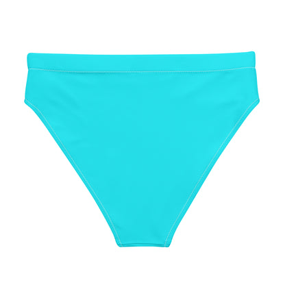 Everyday Aqua Blue High Waisted Bikini Bottoms