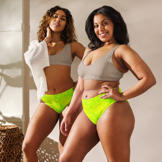 Everyday Lemon Lime High Waisted Bikini Bottoms