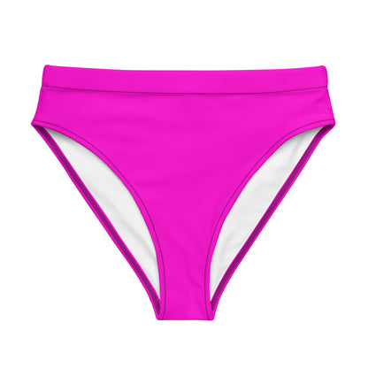Everyday Bright Pink High Waisted Bikini Bottoms