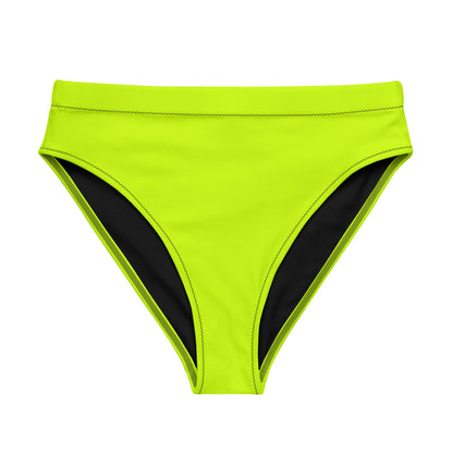 Everyday Neon Lime High Waisted Bikini Bottoms